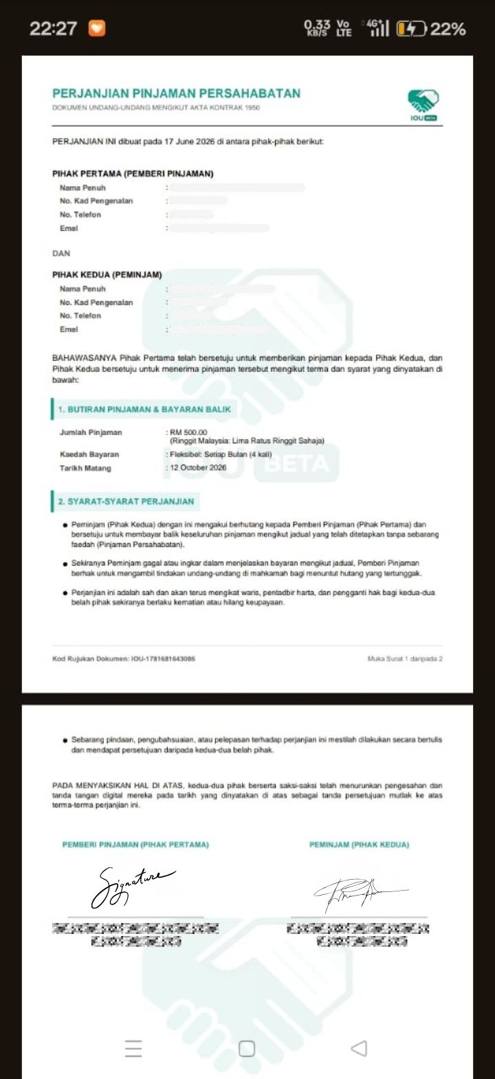 Langkah 4: PDF & Pengesahan